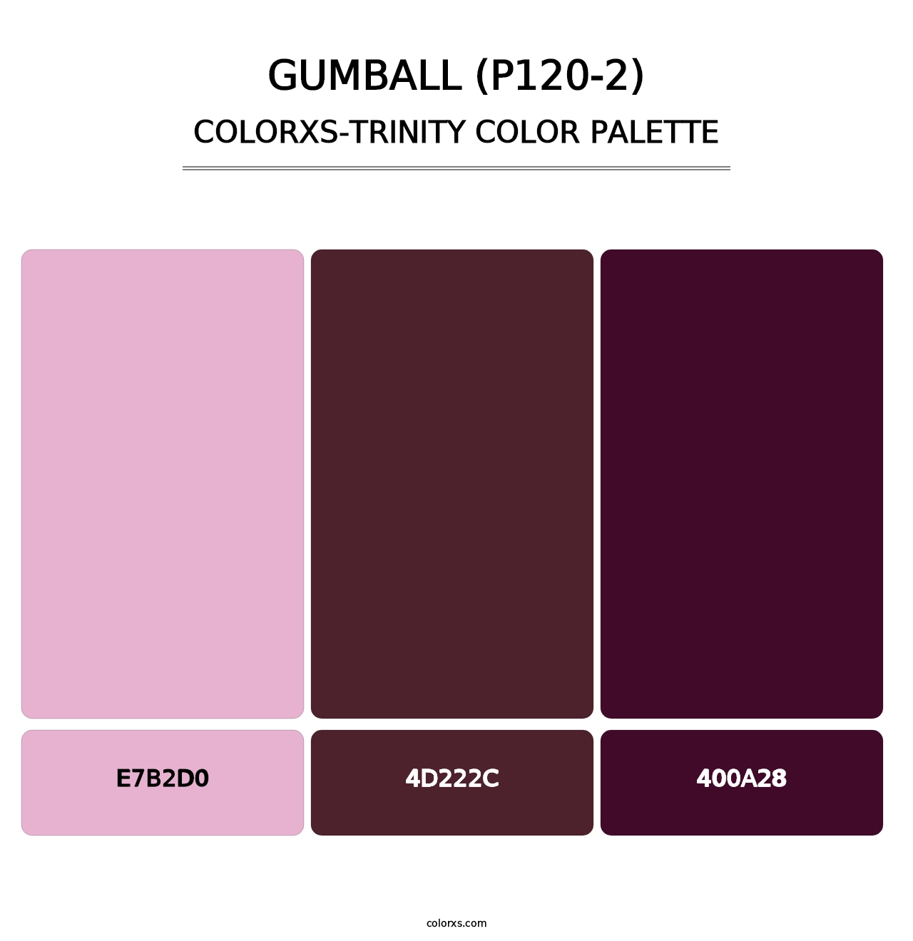 Gumball (P120-2) - Colorxs Trinity Palette