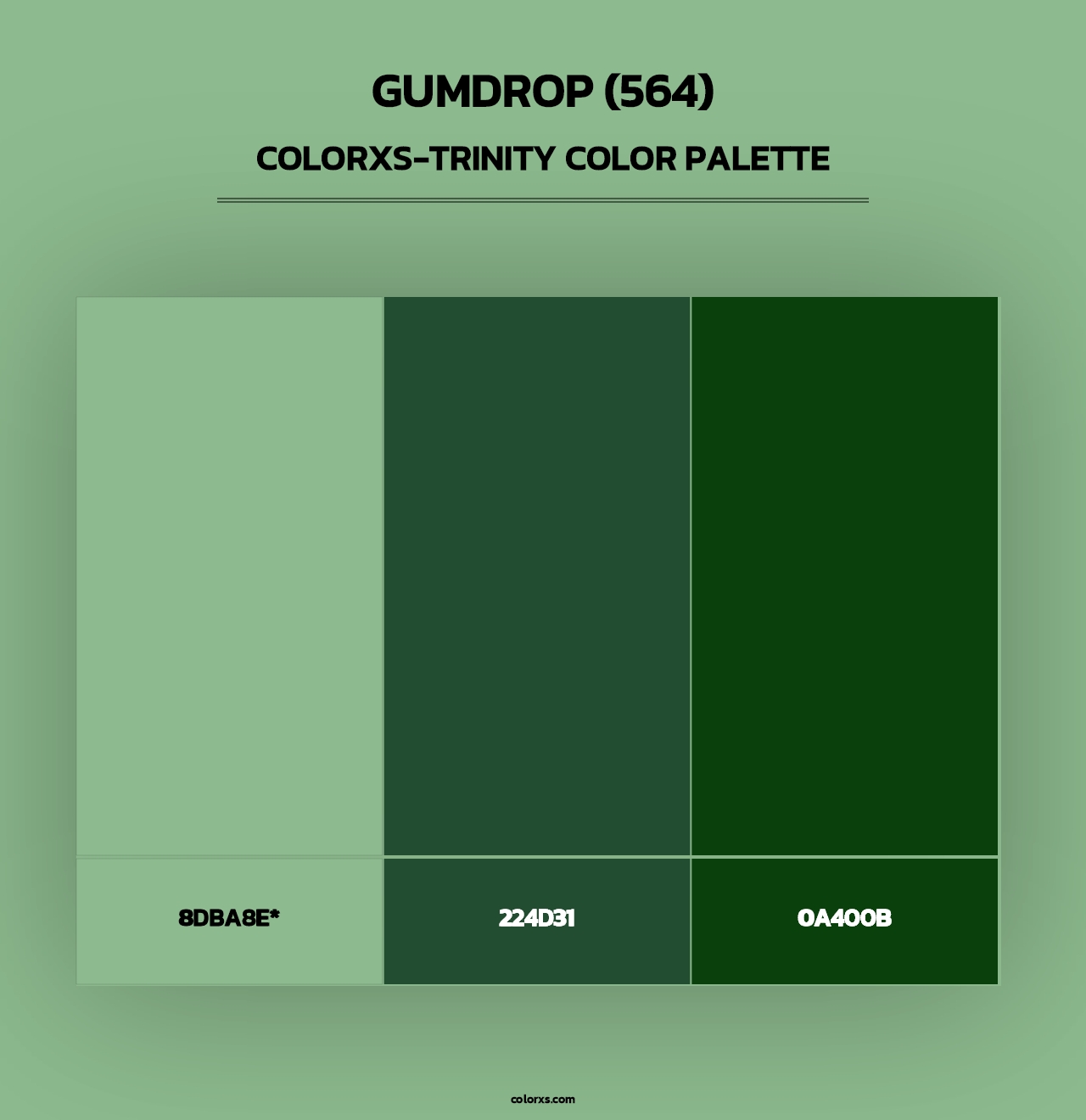 Gumdrop (564) - Colorxs Trinity Palette