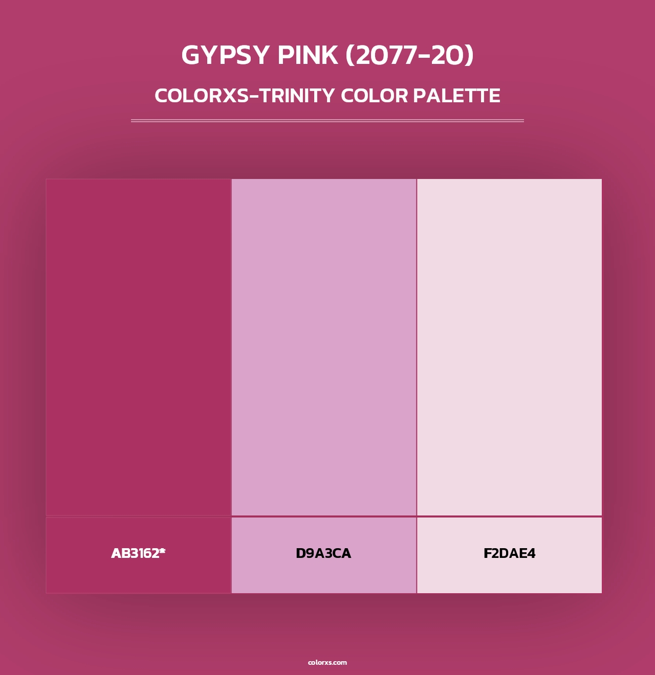 Gypsy Pink (2077-20) - Colorxs Trinity Palette