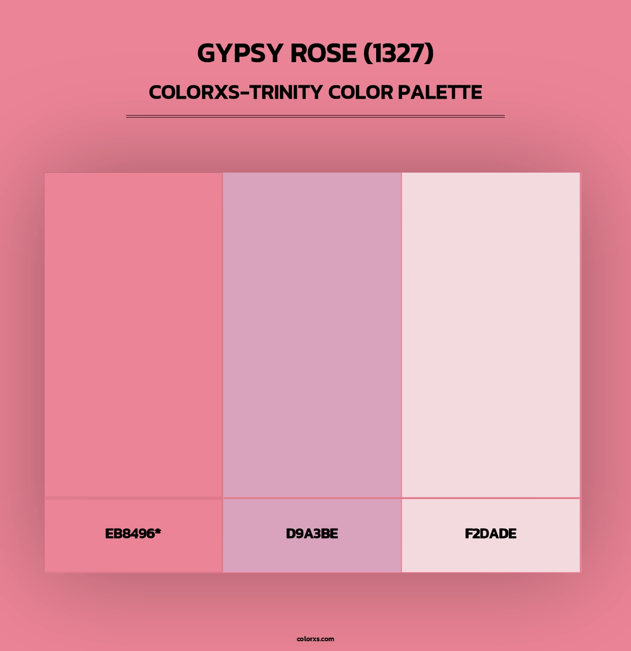 Gypsy Rose (1327) - Colorxs Trinity Palette