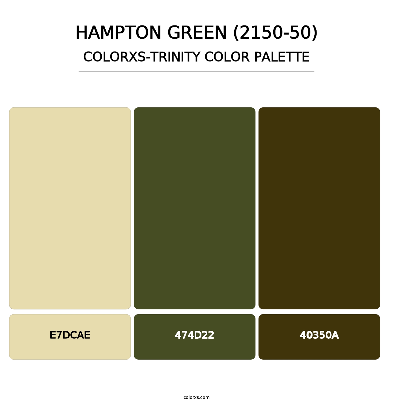 Hampton Green (2150-50) - Colorxs Trinity Palette