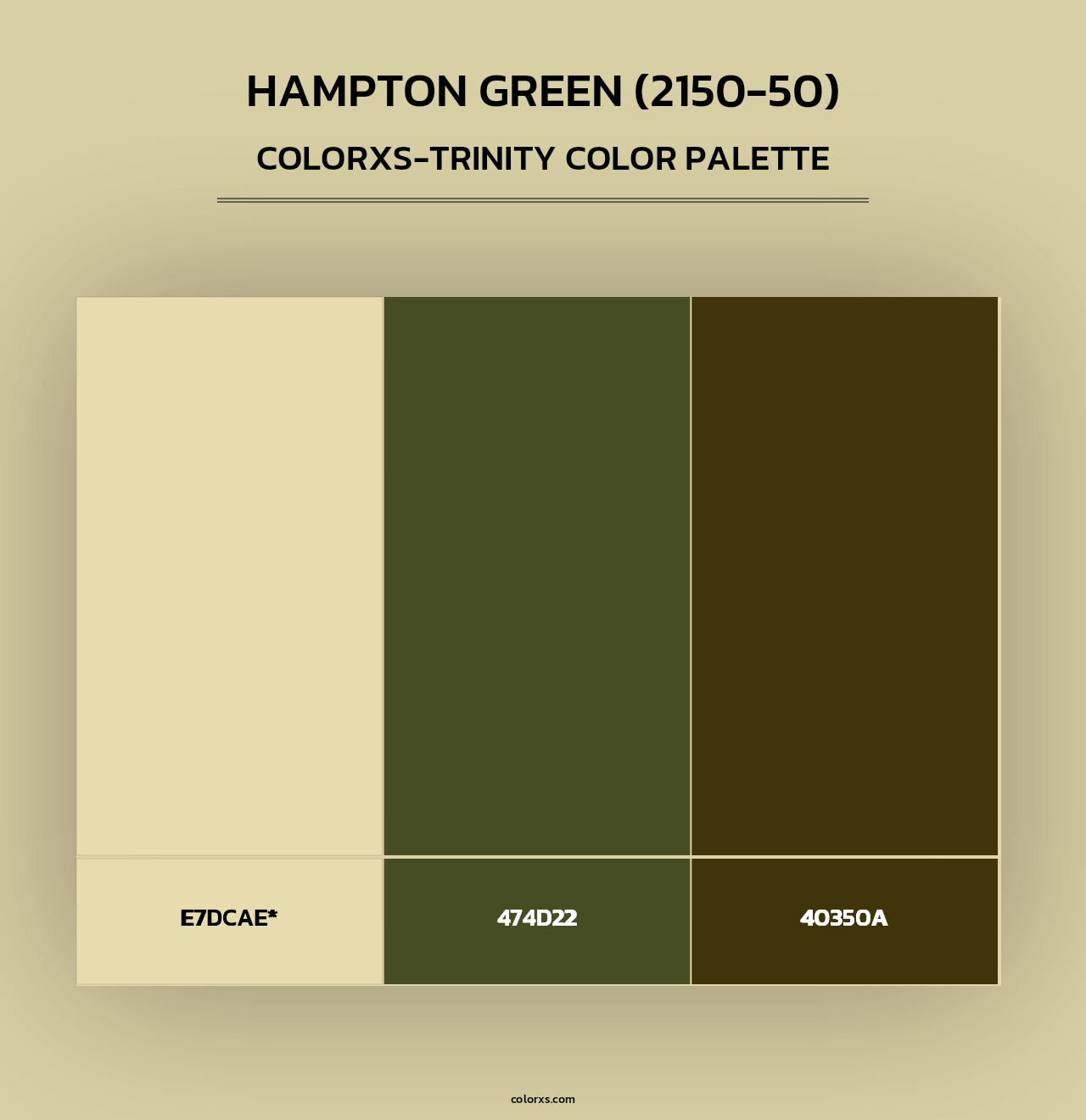 Hampton Green (2150-50) - Colorxs Trinity Palette