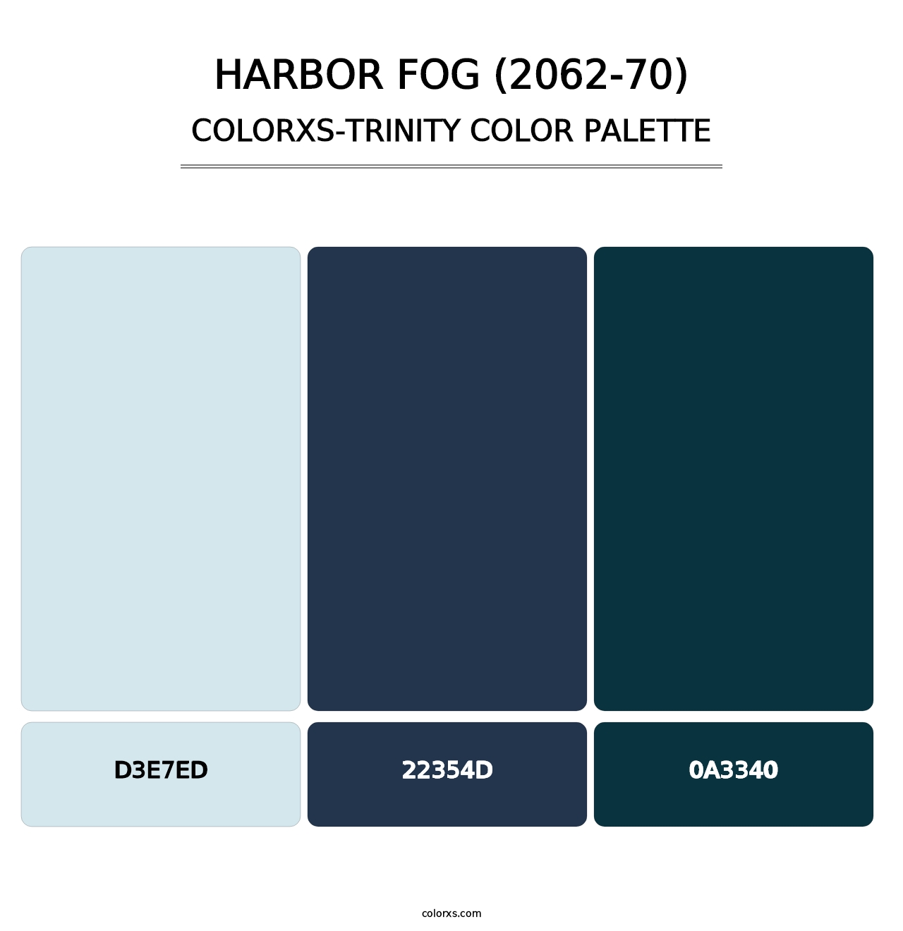 Harbor Fog (2062-70) - Colorxs Trinity Palette