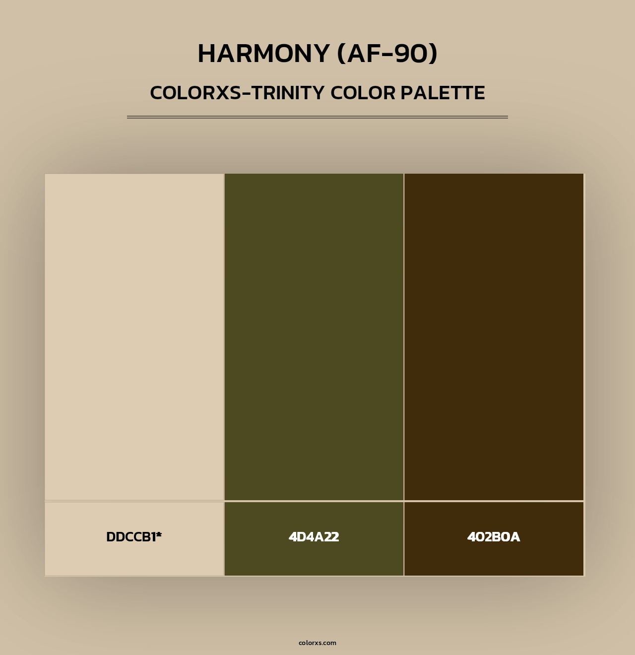 Harmony (AF-90) - Colorxs Trinity Palette