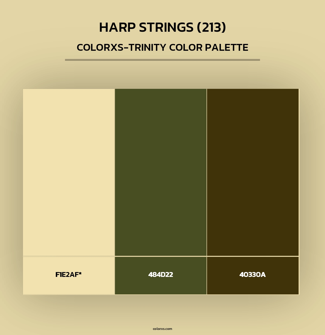 Harp Strings (213) - Colorxs Trinity Palette