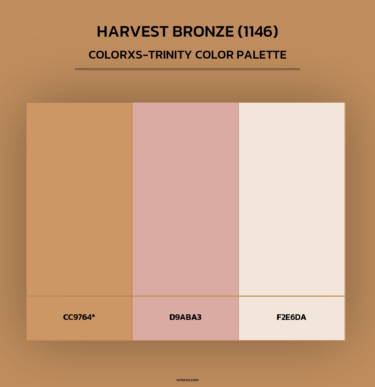 Harvest Bronze (1146) - Colorxs Trinity Palette