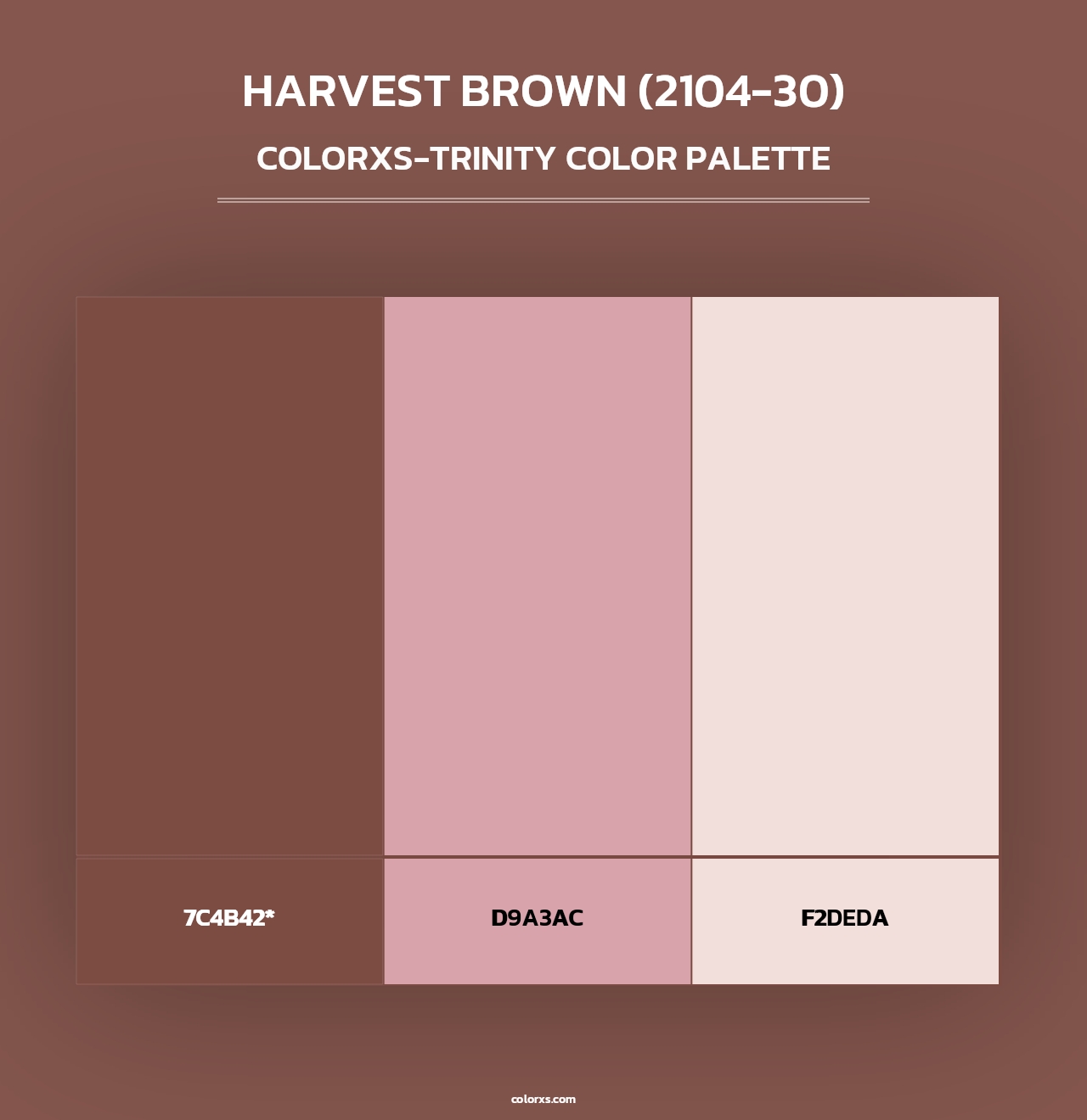 Harvest Brown (2104-30) - Colorxs Trinity Palette