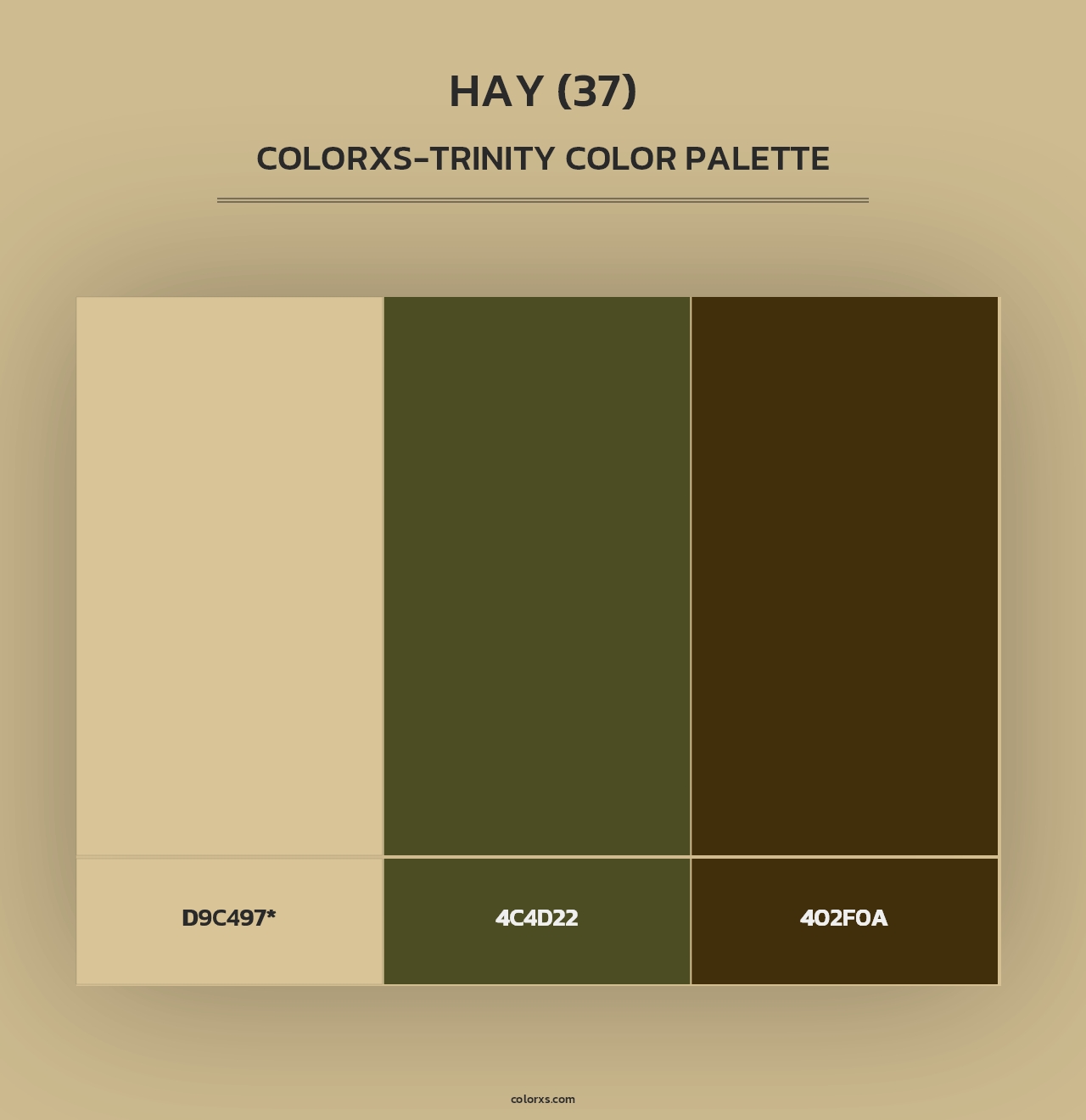 Hay (37) - Colorxs Trinity Palette