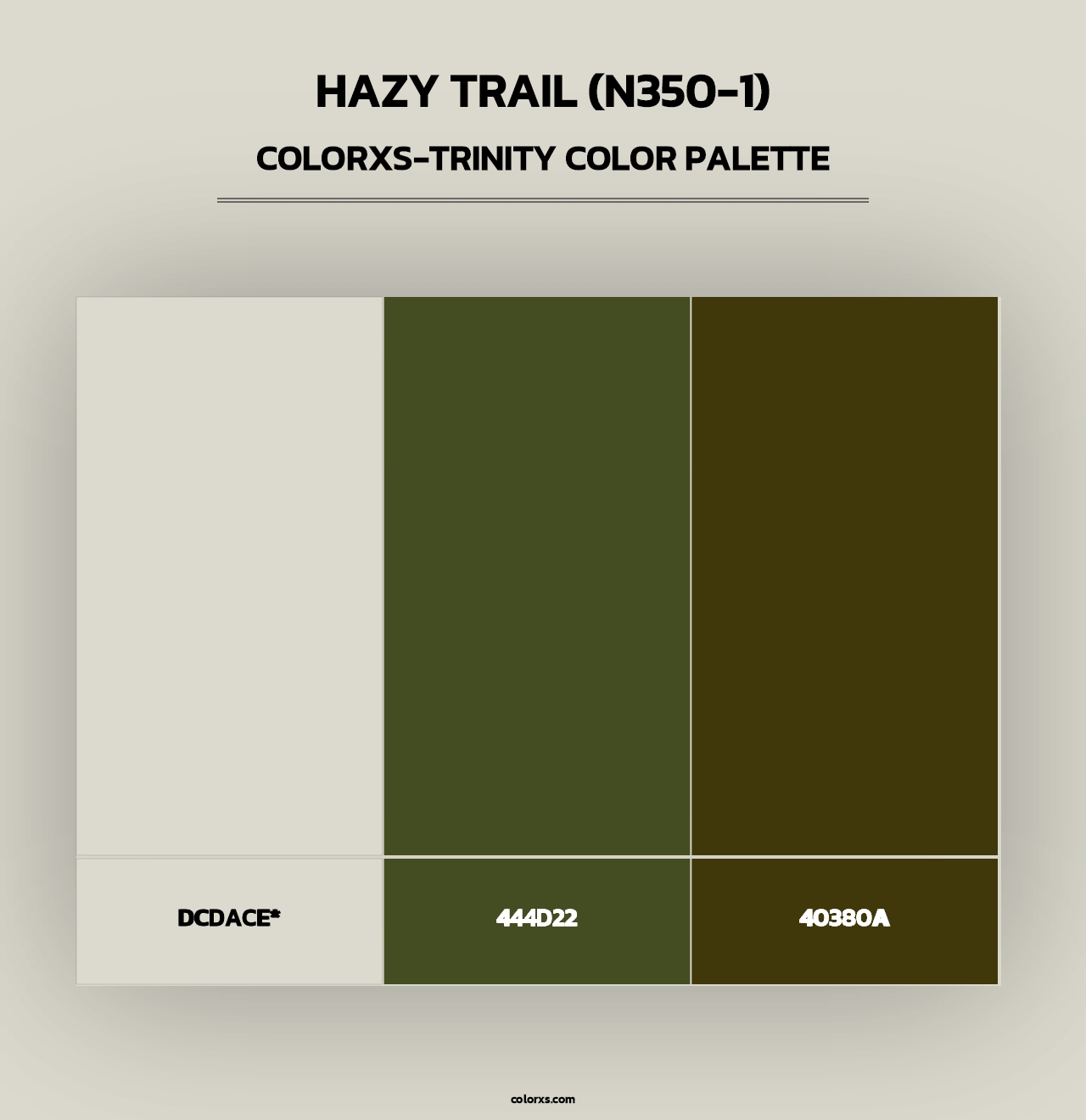 Hazy Trail (N350-1) - Colorxs Trinity Palette