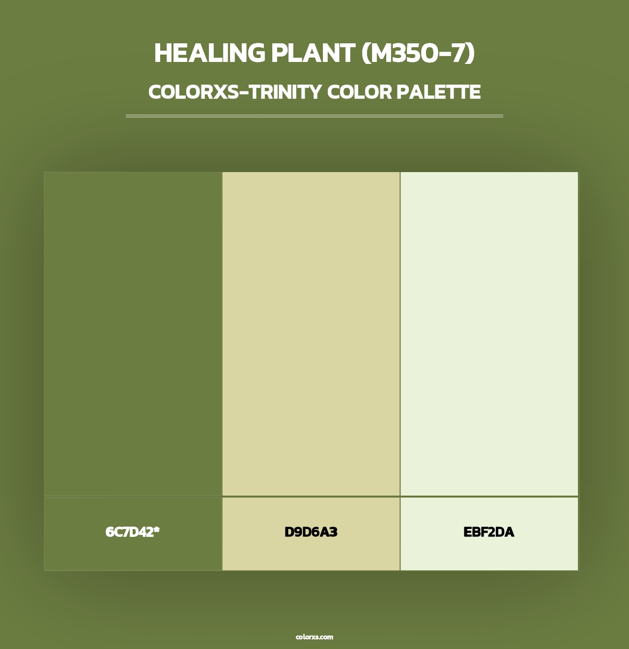 Healing Plant (M350-7) - Colorxs Trinity Palette