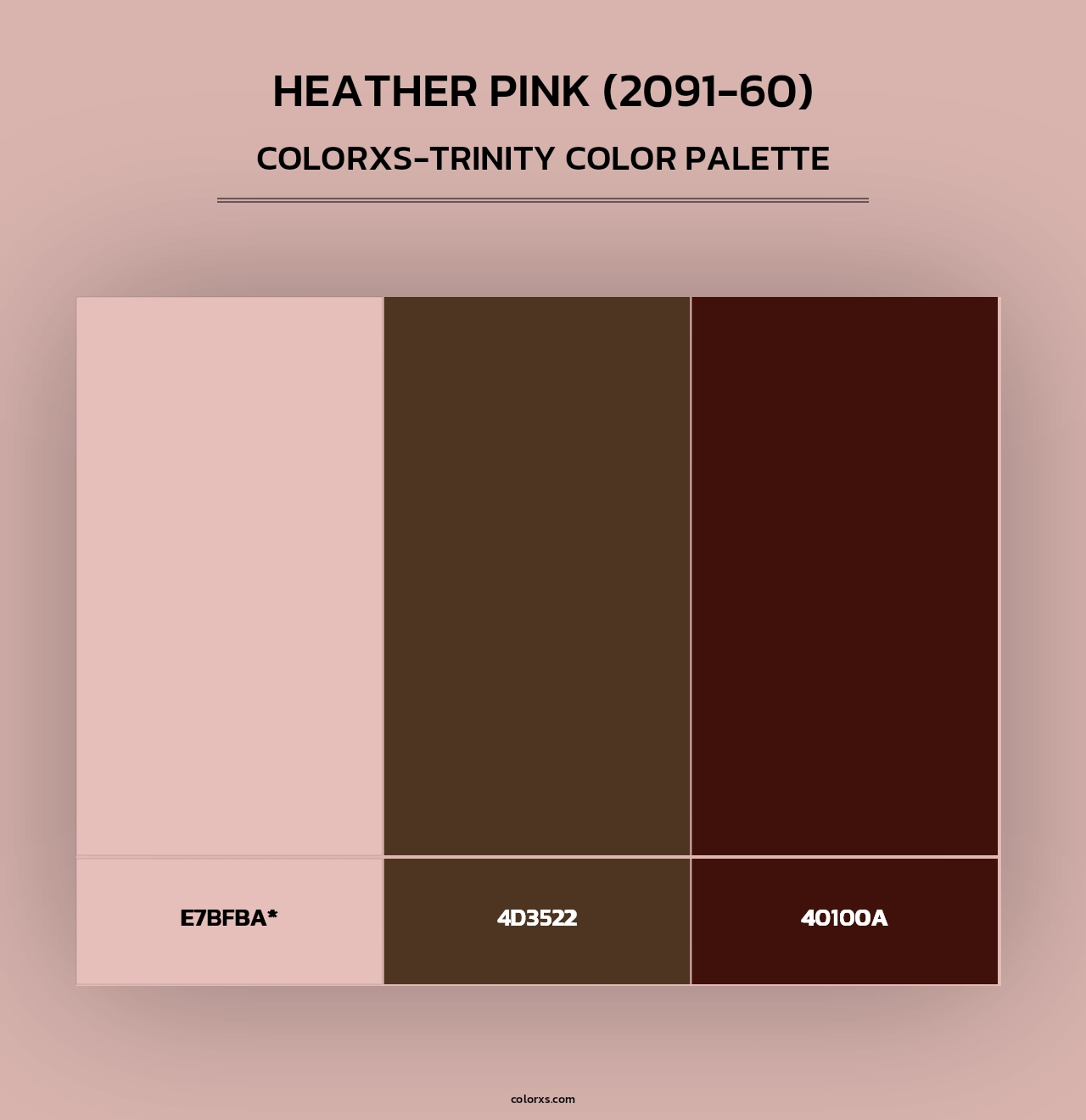 Heather Pink (2091-60) - Colorxs Trinity Palette