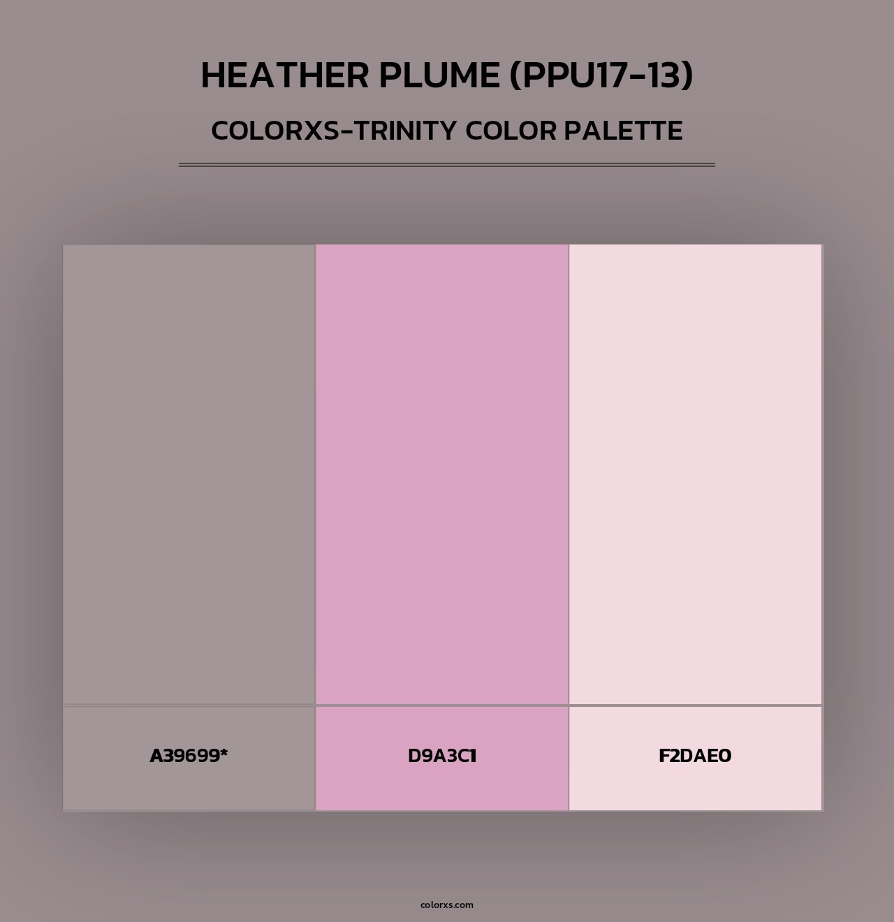 Heather Plume (PPU17-13) - Colorxs Trinity Palette