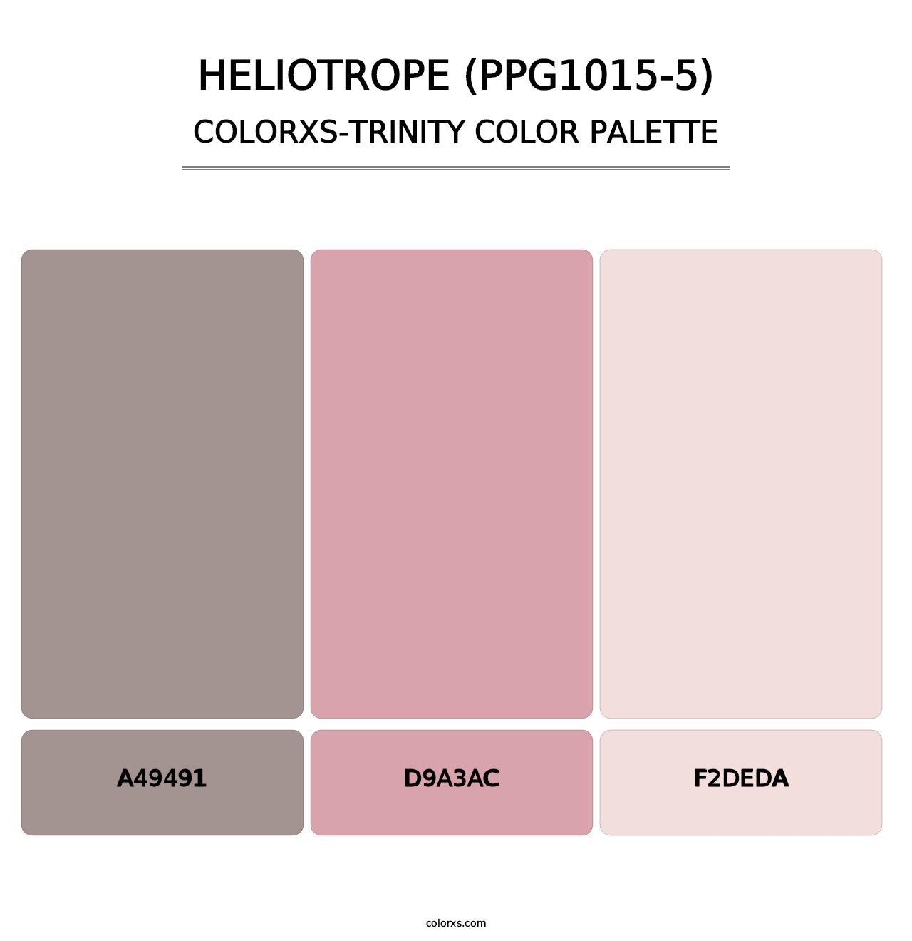 Heliotrope (PPG1015-5) - Colorxs Trinity Palette