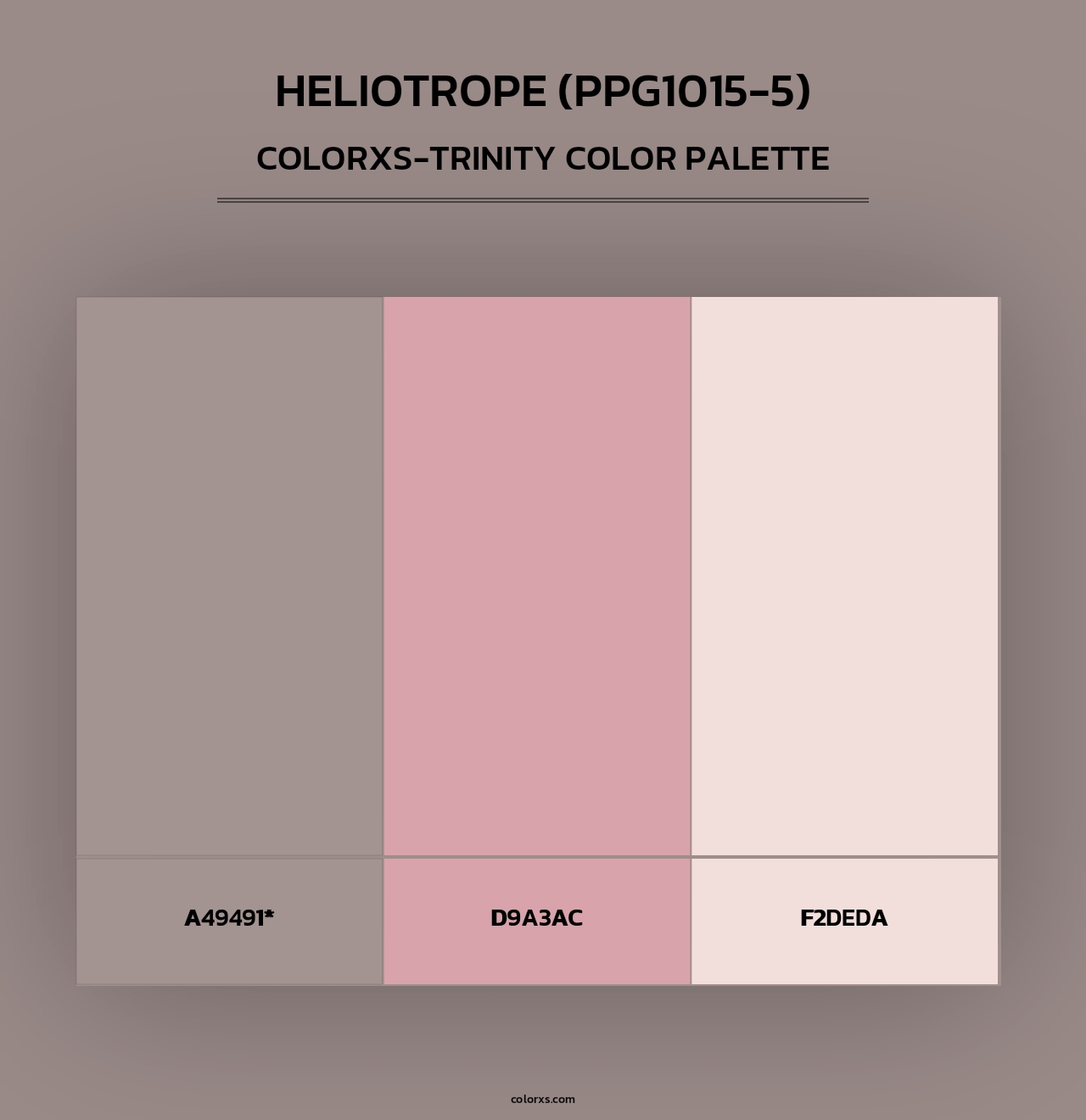 Heliotrope (PPG1015-5) - Colorxs Trinity Palette