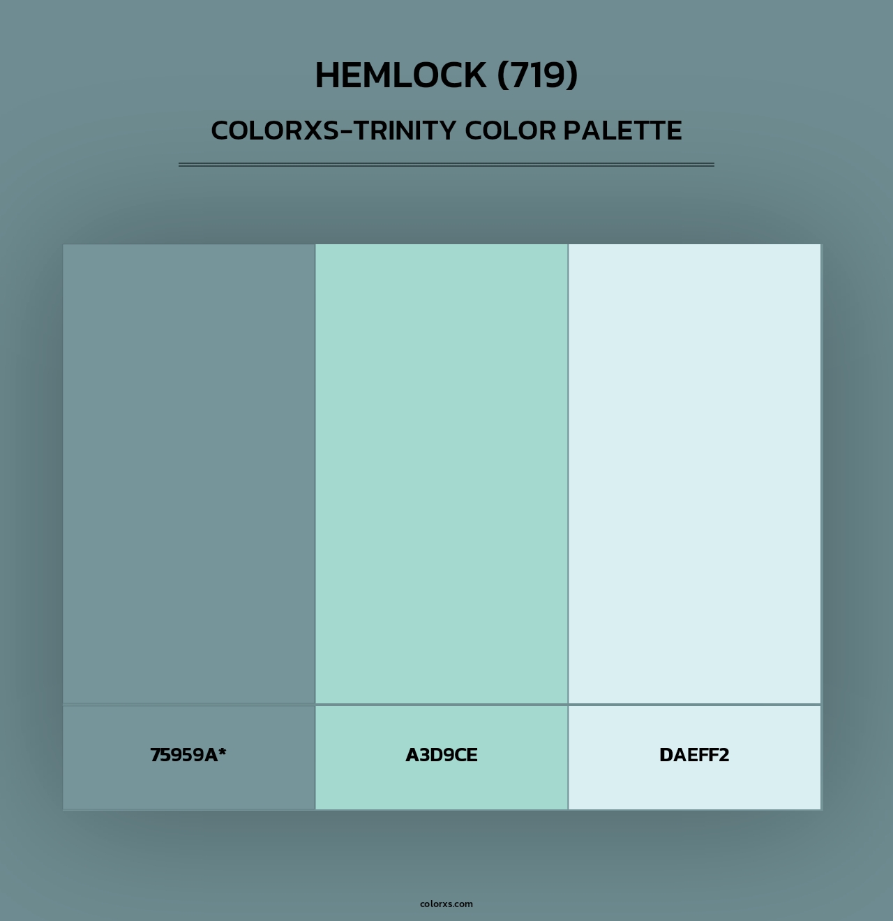 Hemlock (719) - Colorxs Trinity Palette