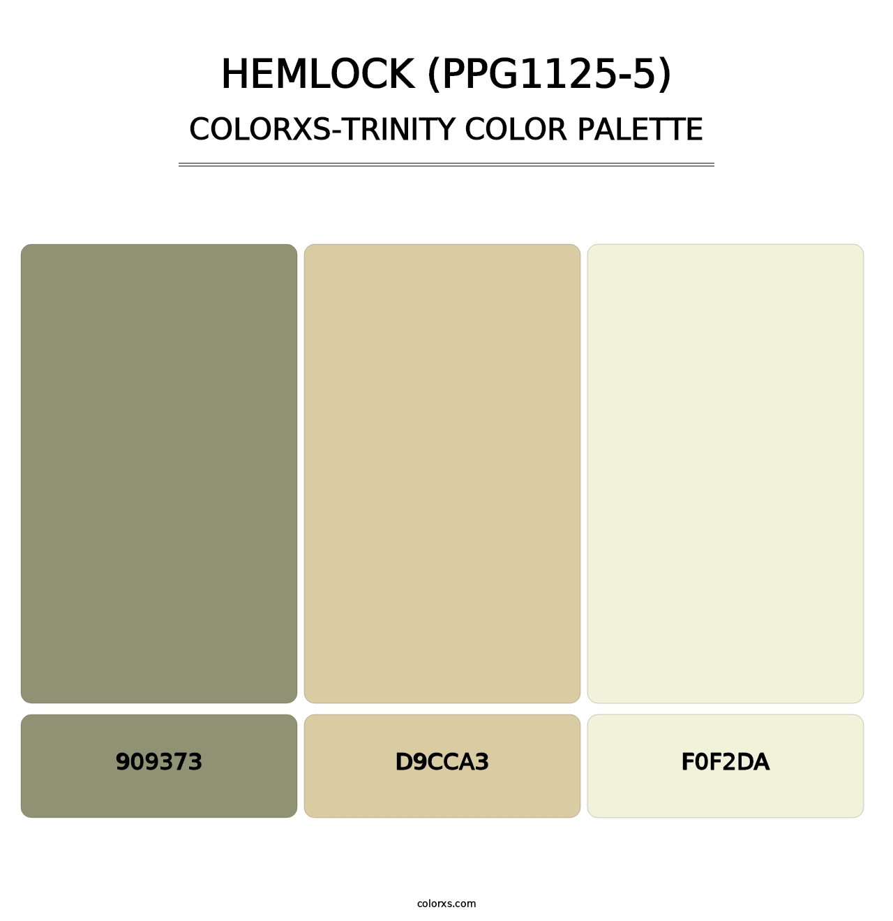 Hemlock (PPG1125-5) - Colorxs Trinity Palette