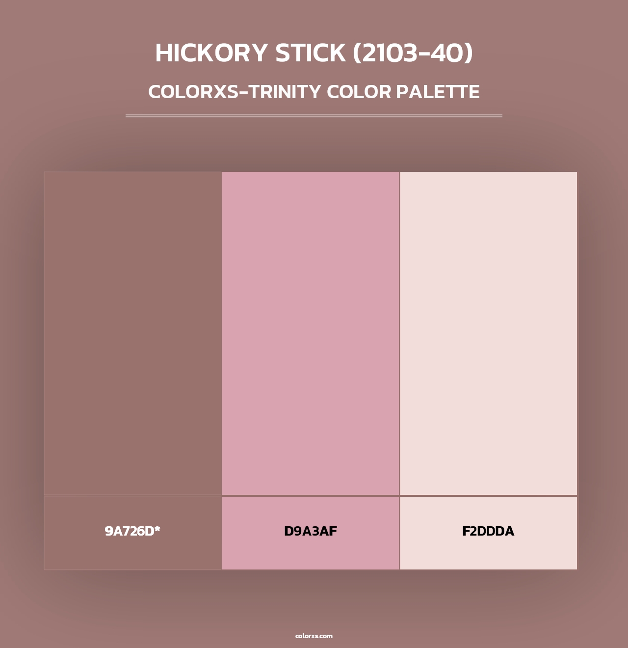 Hickory Stick (2103-40) - Colorxs Trinity Palette