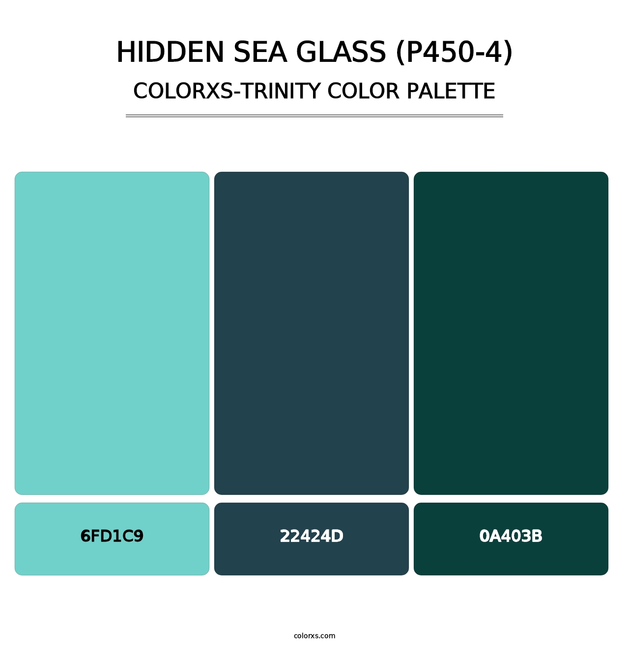 Hidden Sea Glass (P450-4) - Colorxs Trinity Palette