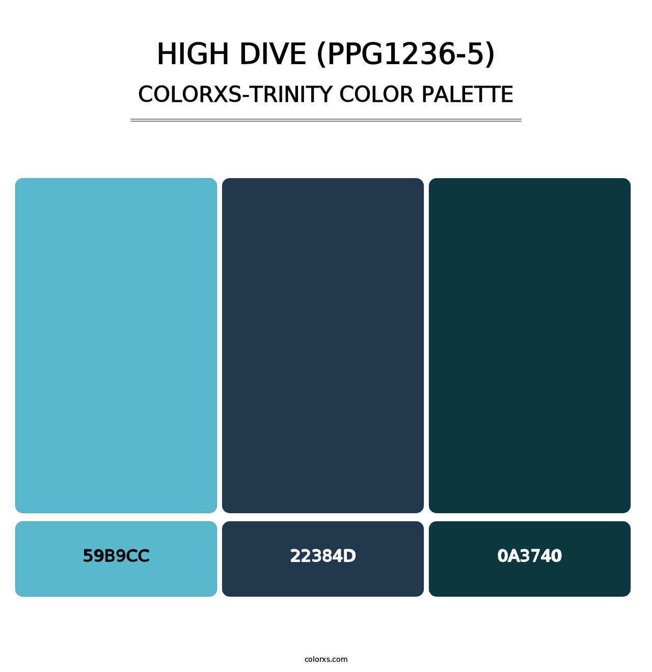 High Dive (PPG1236-5) - Colorxs Trinity Palette