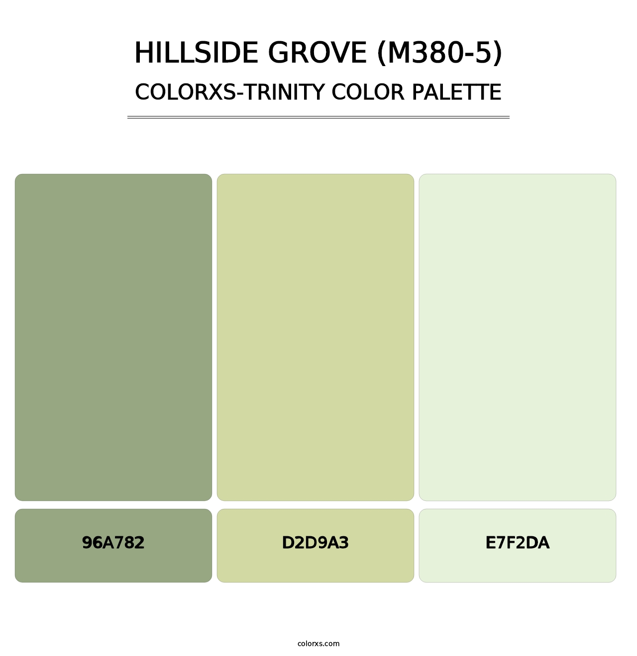 Hillside Grove (M380-5) - Colorxs Trinity Palette