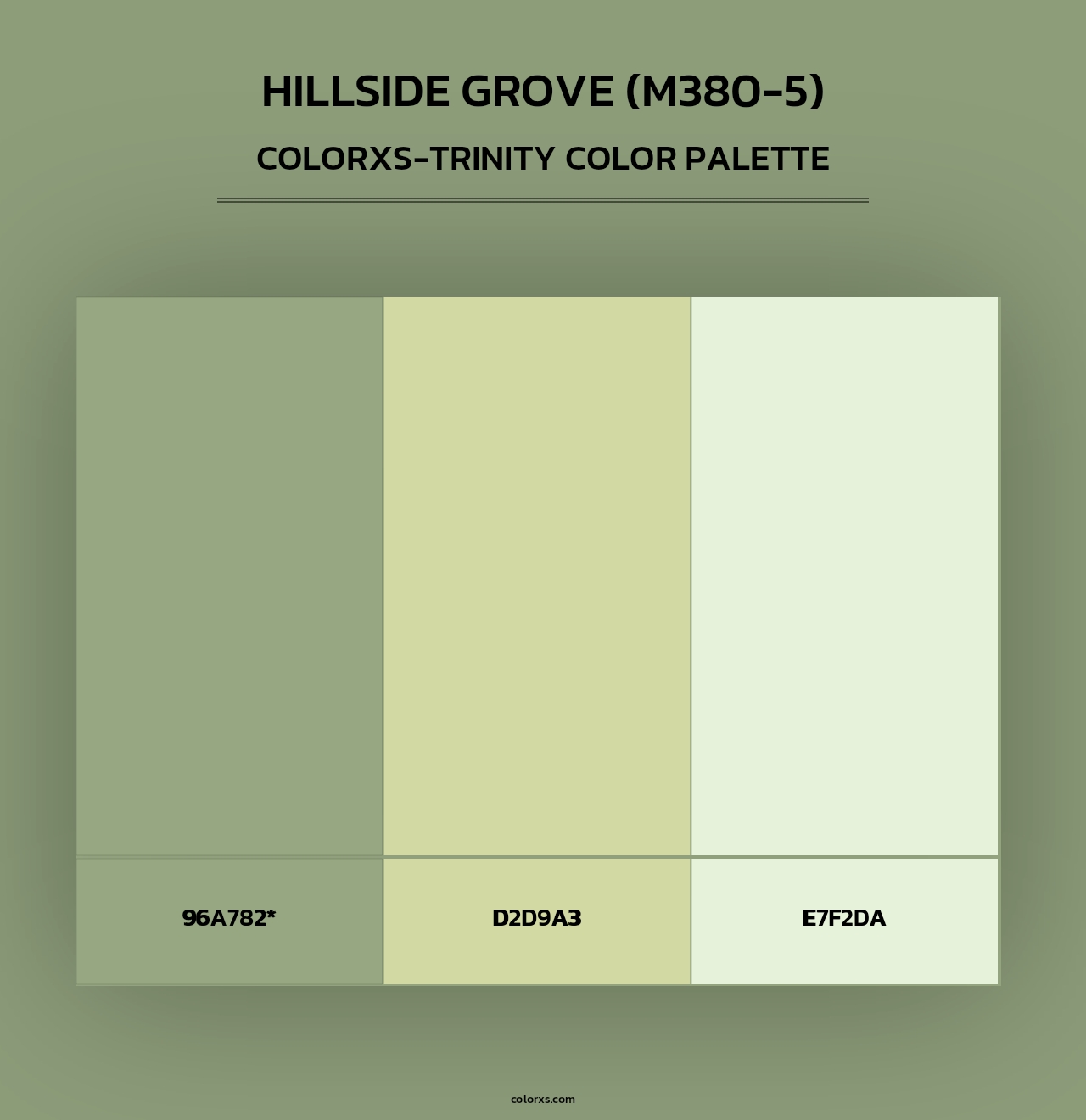 Hillside Grove (M380-5) - Colorxs Trinity Palette