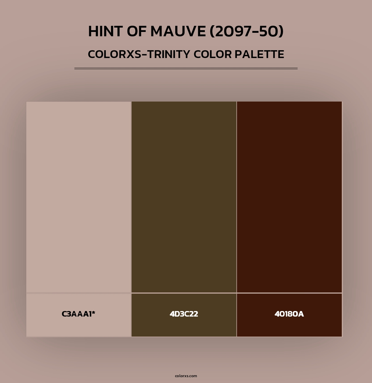 Hint of Mauve (2097-50) - Colorxs Trinity Palette