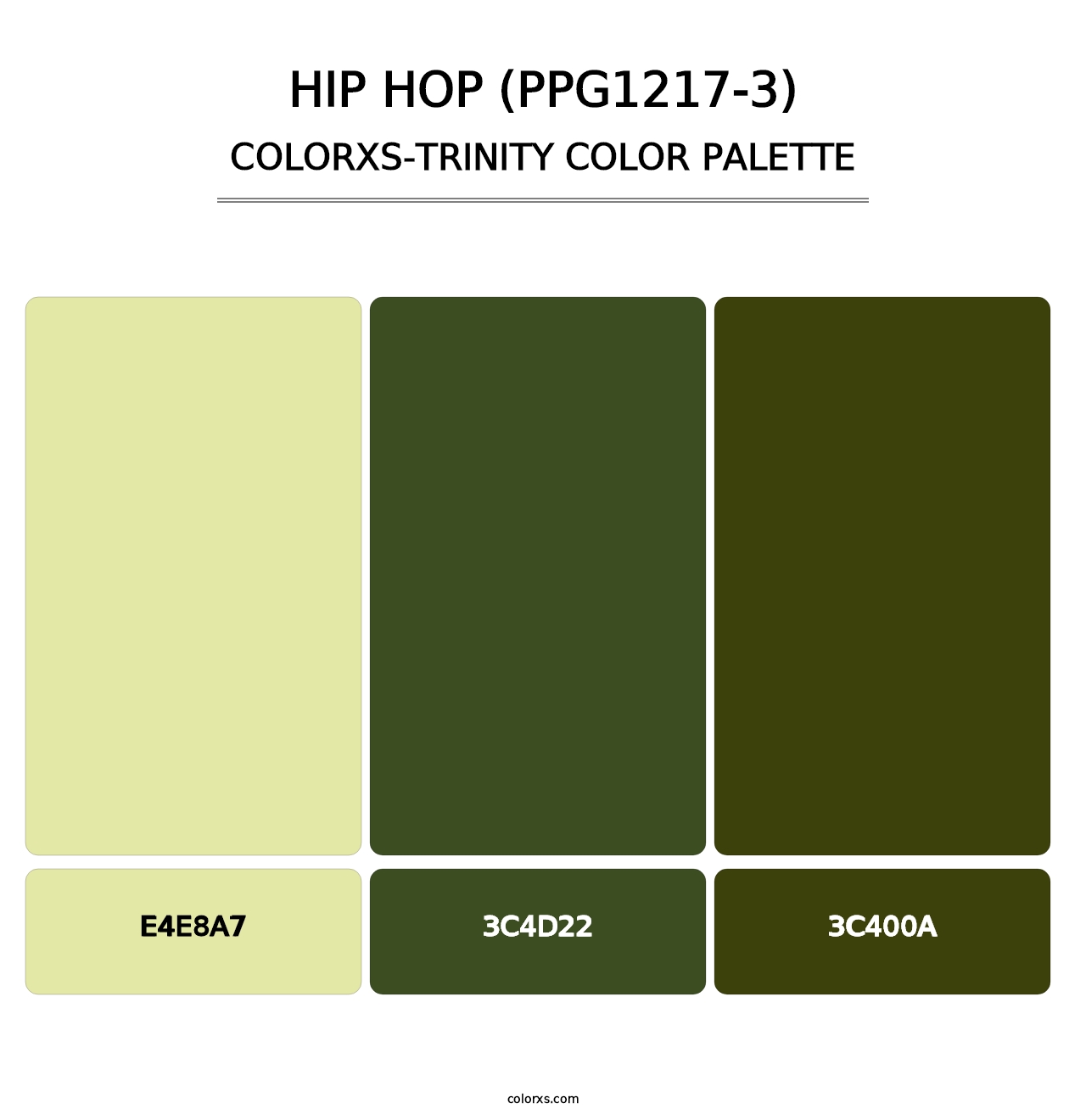 Hip Hop (PPG1217-3) - Colorxs Trinity Palette