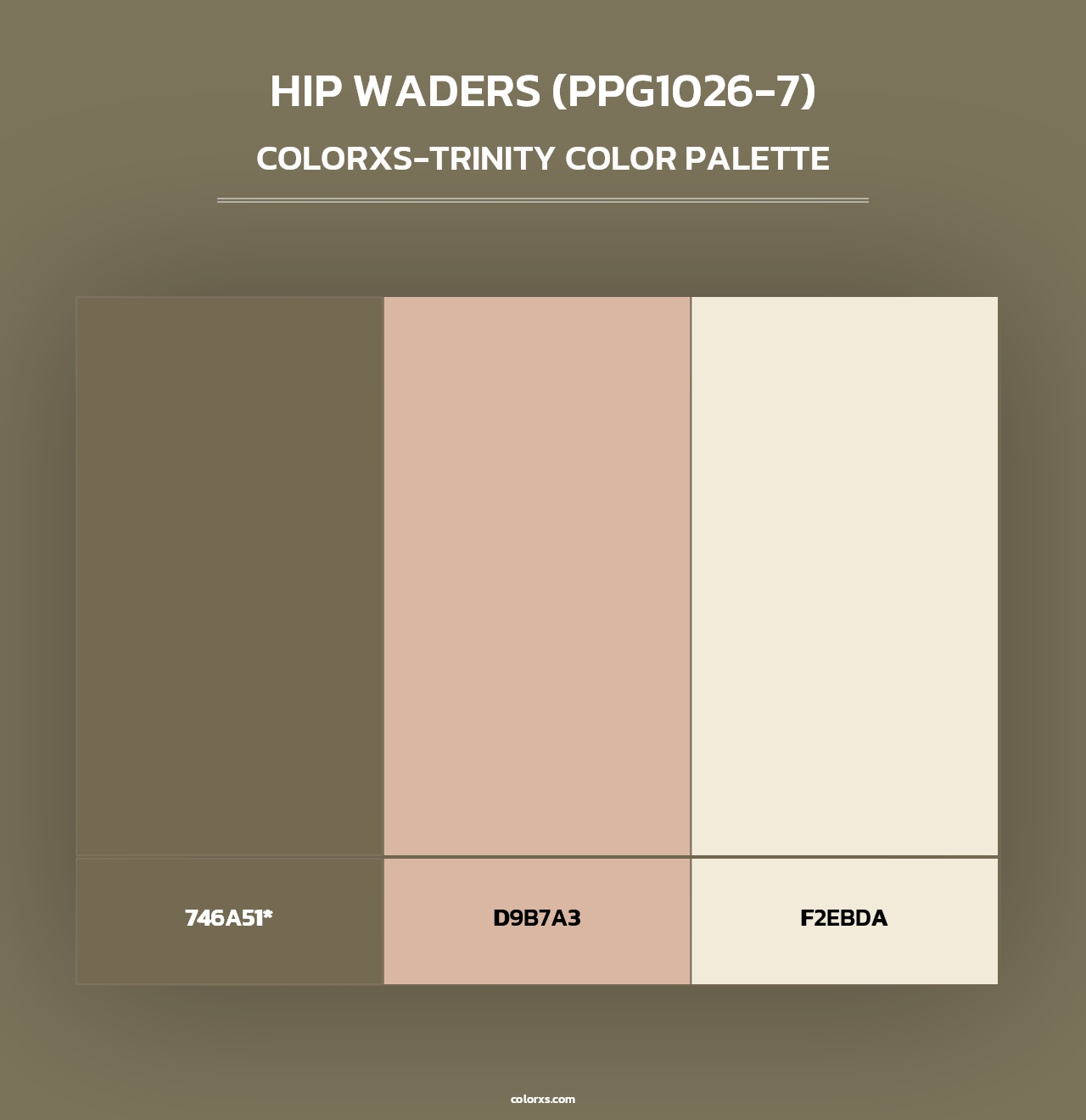Hip Waders (PPG1026-7) - Colorxs Trinity Palette