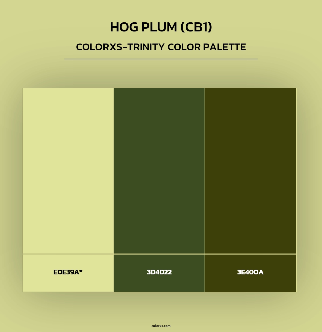 Hog Plum (CB1) - Colorxs Trinity Palette
