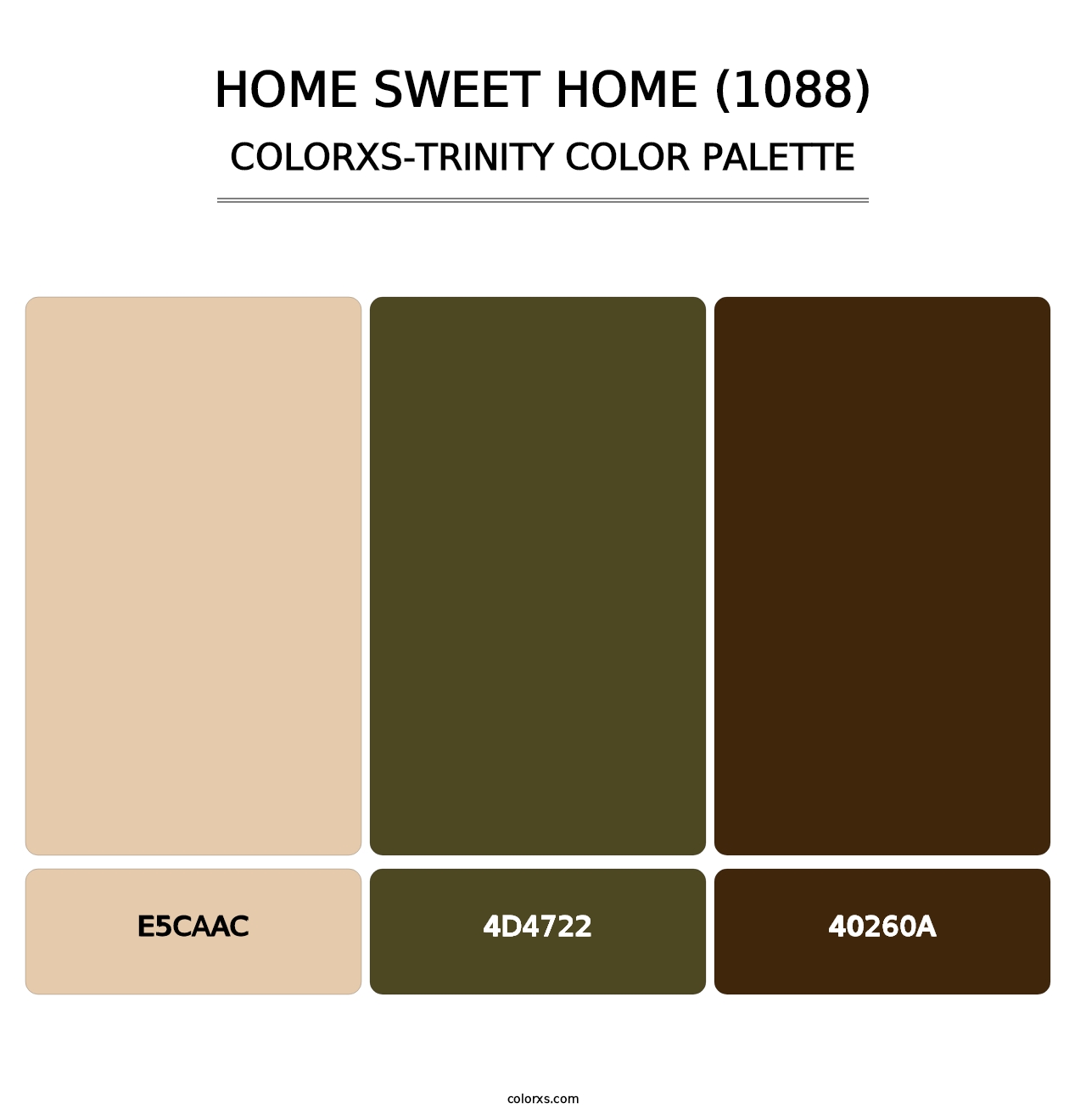 Home Sweet Home (1088) - Colorxs Trinity Palette