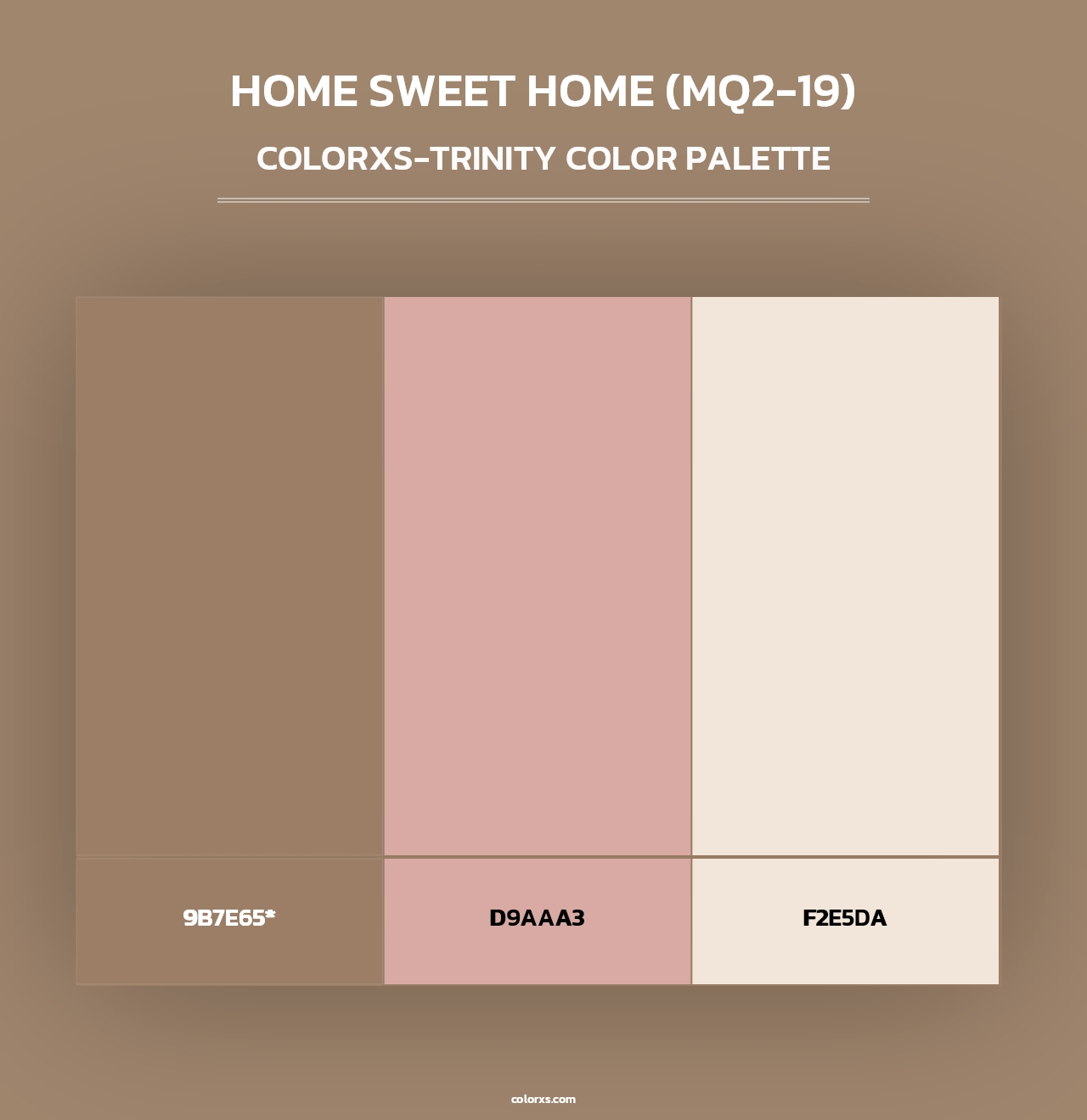 Home Sweet Home (MQ2-19) - Colorxs Trinity Palette