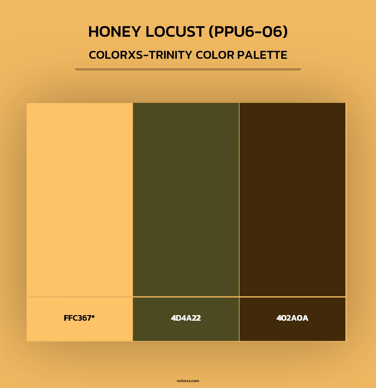 Honey Locust (PPU6-06) - Colorxs Trinity Palette