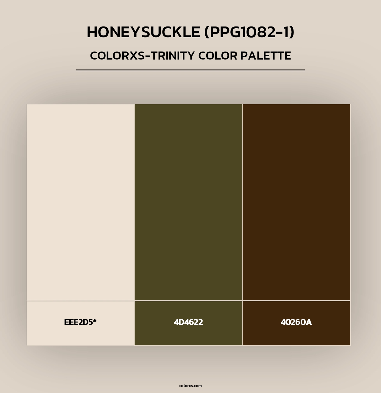 Honeysuckle (PPG1082-1) - Colorxs Trinity Palette