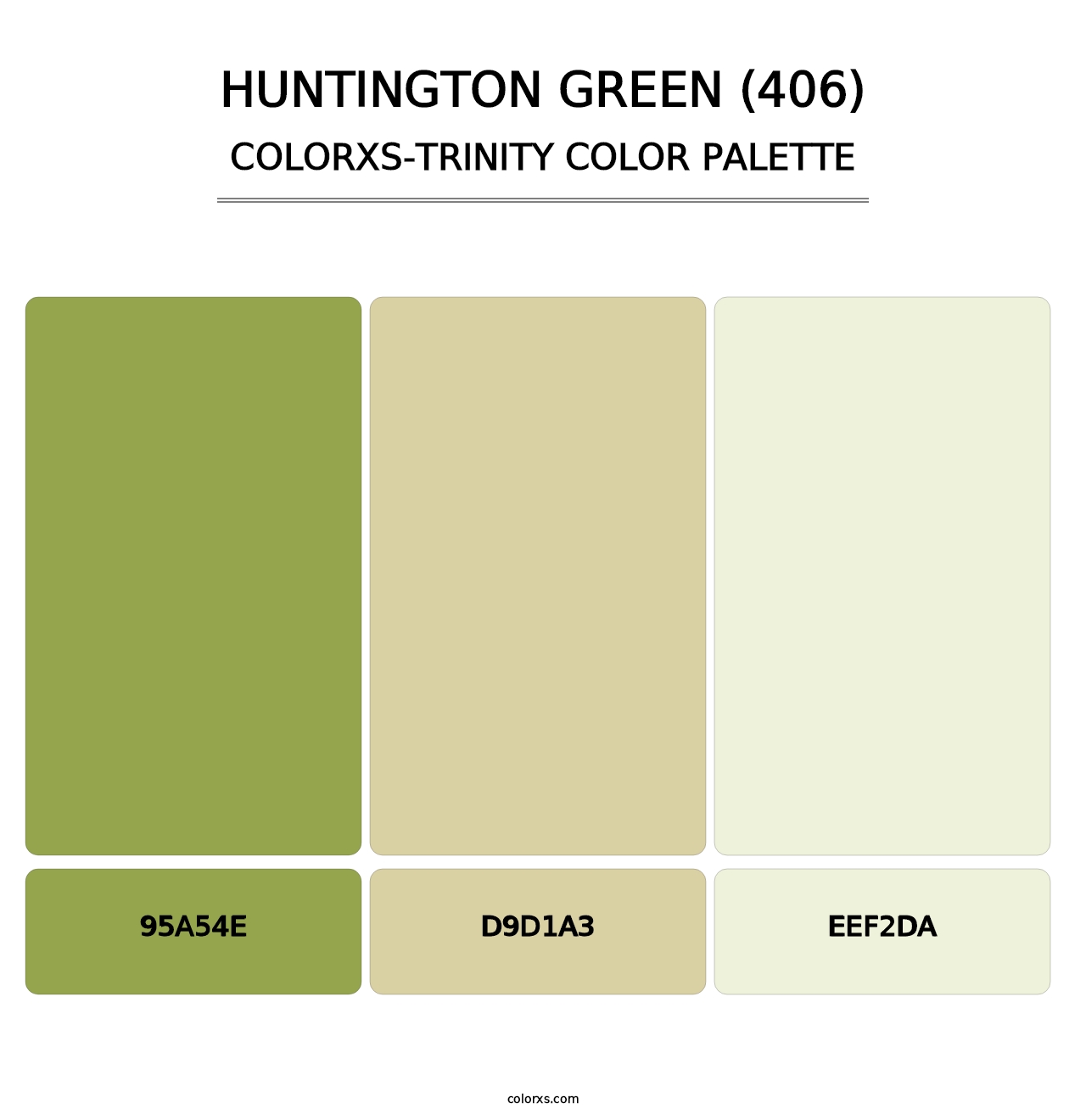 Huntington Green (406) - Colorxs Trinity Palette