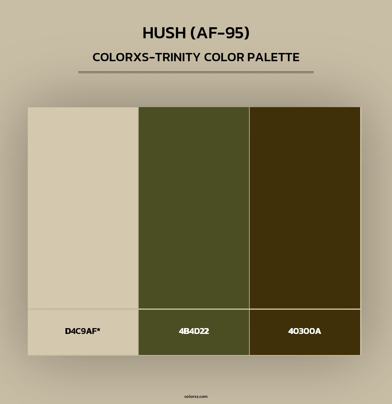 Hush (AF-95) - Colorxs Trinity Palette