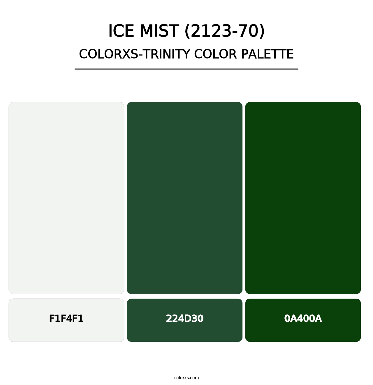 Ice Mist (2123-70) - Colorxs Trinity Palette