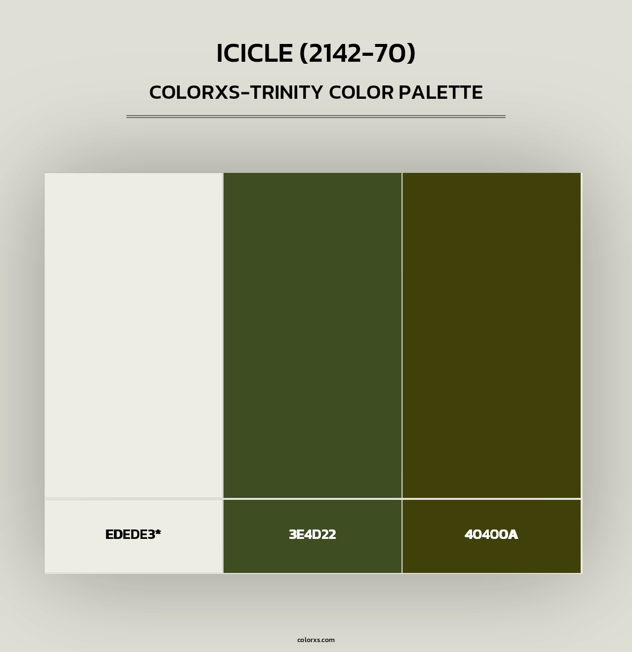Icicle (2142-70) - Colorxs Trinity Palette