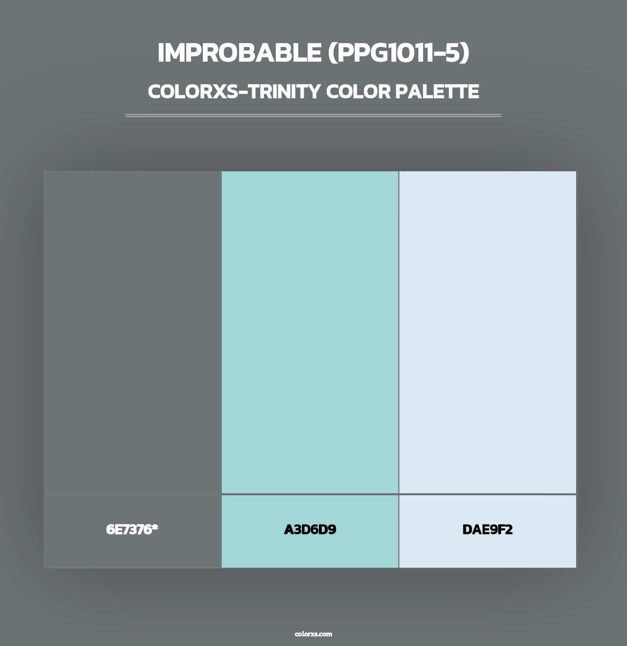 Improbable (PPG1011-5) - Colorxs Trinity Palette