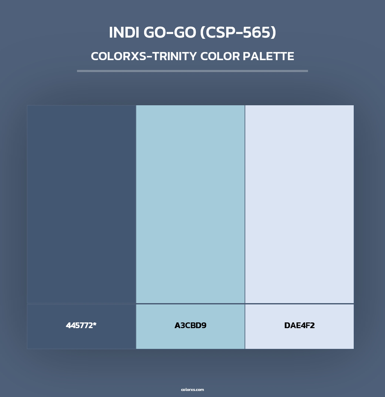 Indi Go-Go (CSP-565) - Colorxs Trinity Palette