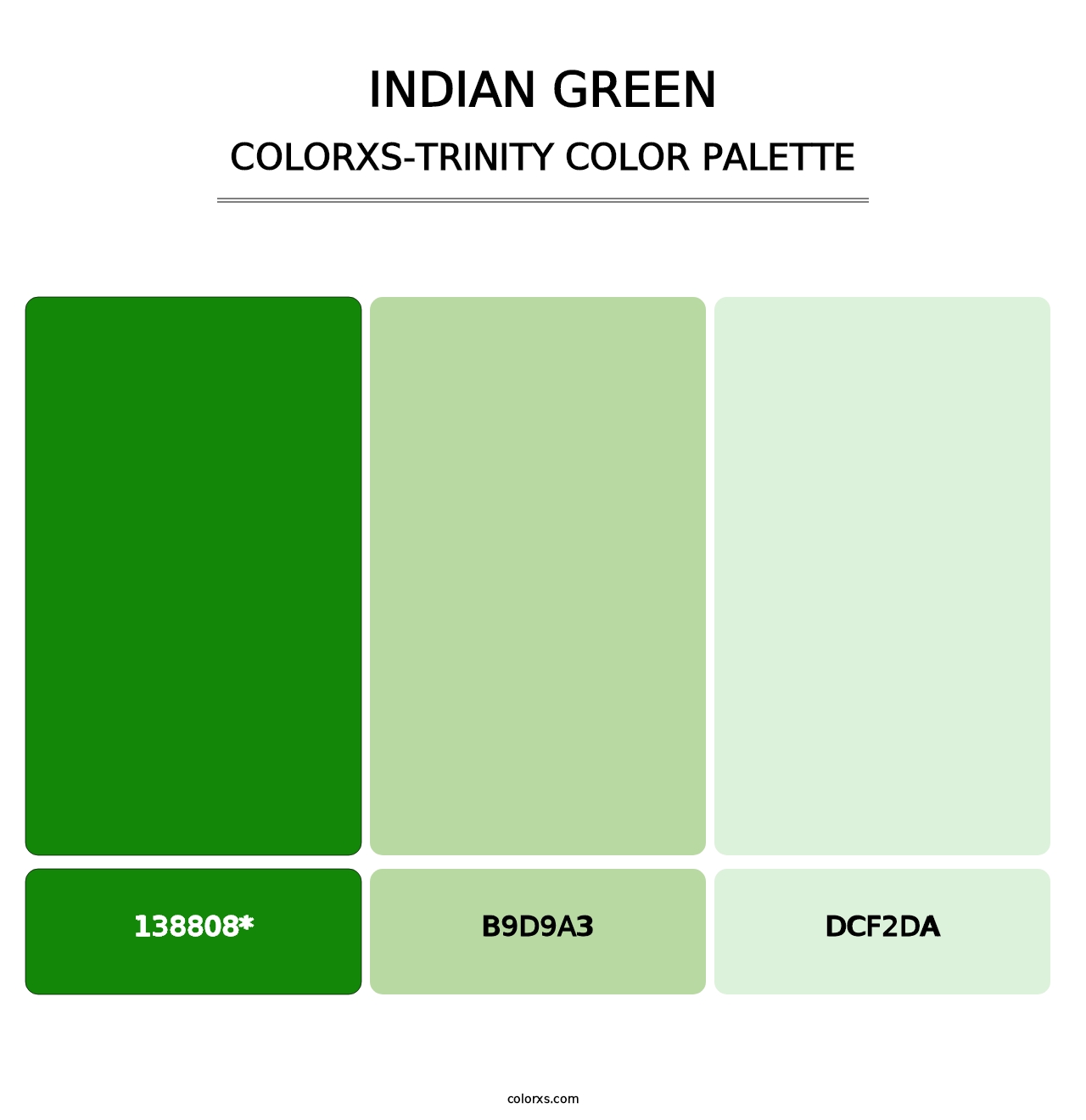 Indian Green - Colorxs Trinity Palette