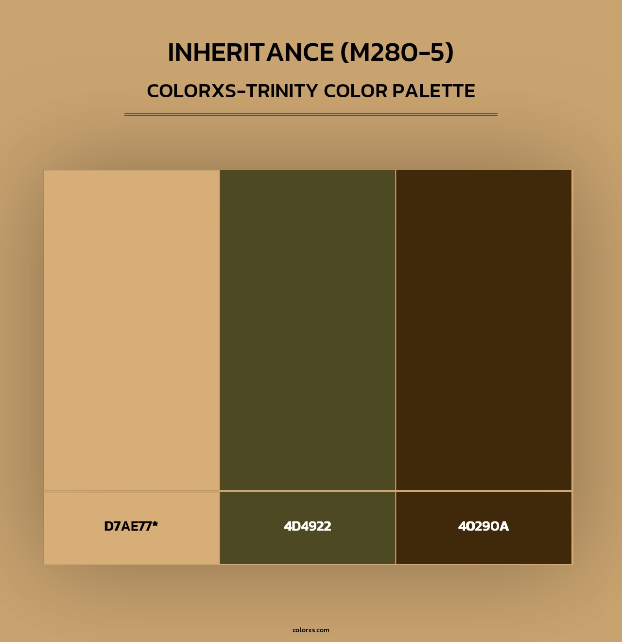 Inheritance (M280-5) - Colorxs Trinity Palette