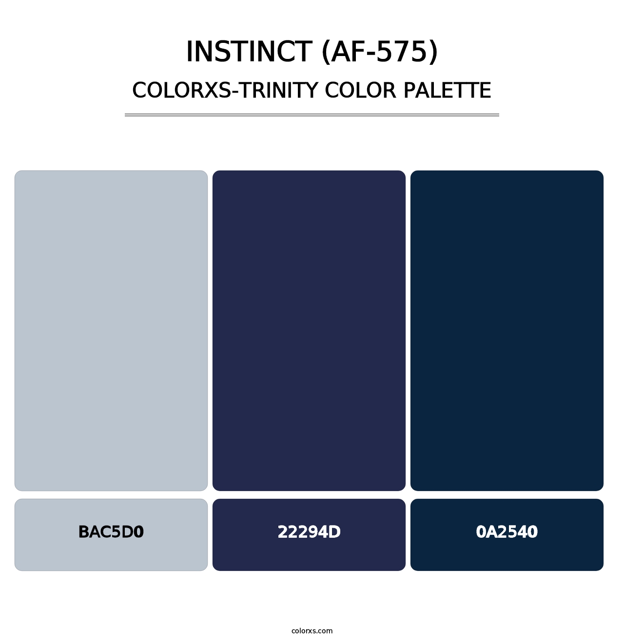 Instinct (AF-575) - Colorxs Trinity Palette