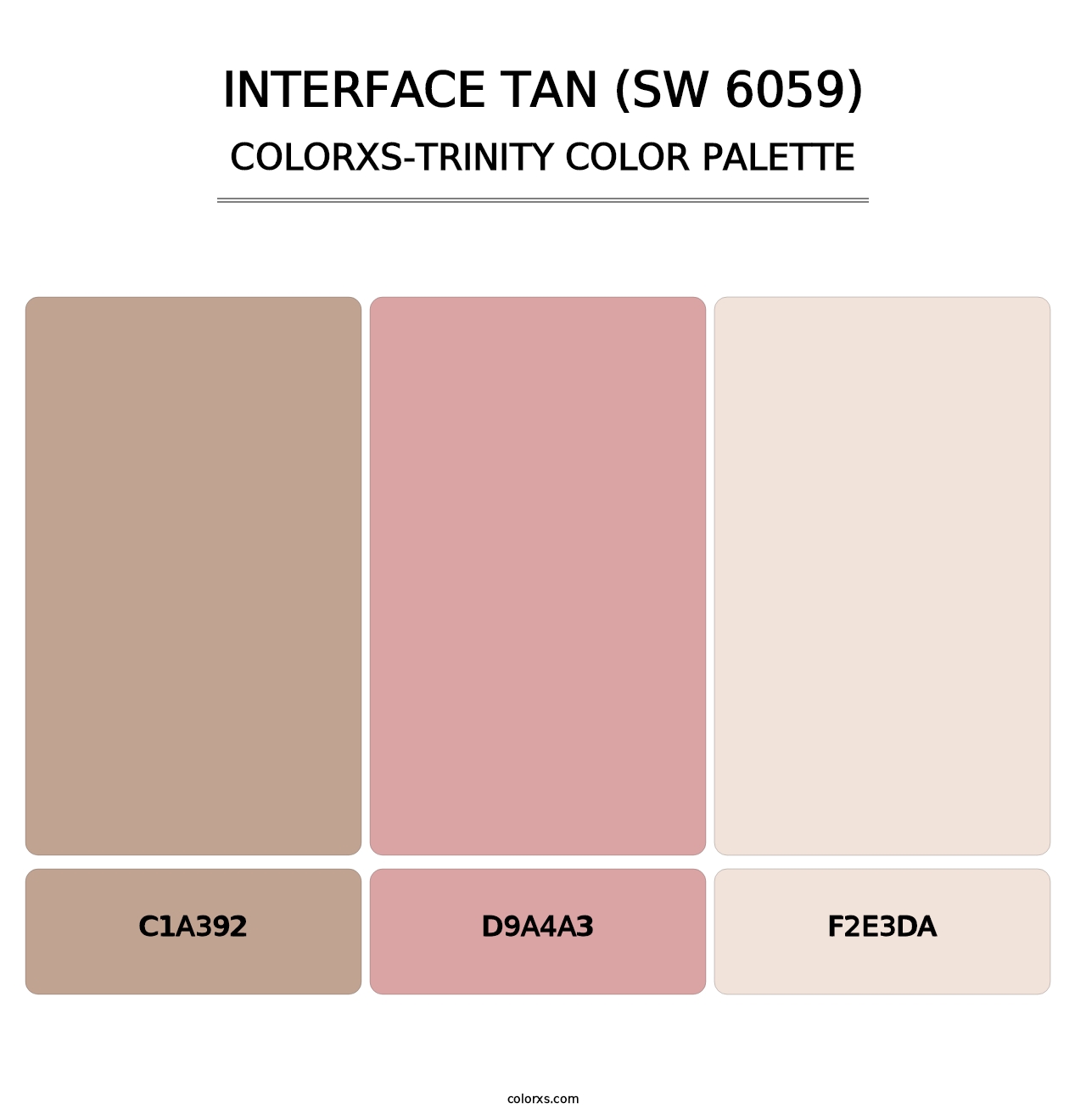 Interface Tan (SW 6059) - Colorxs Trinity Palette