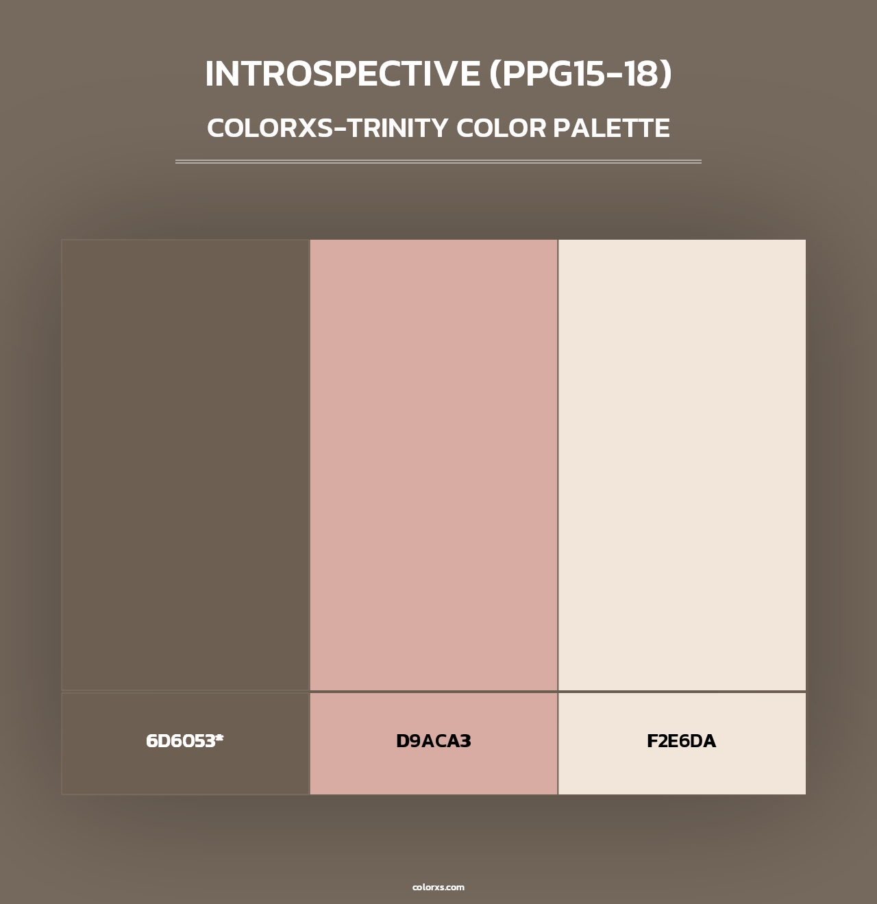 Introspective (PPG15-18) - Colorxs Trinity Palette