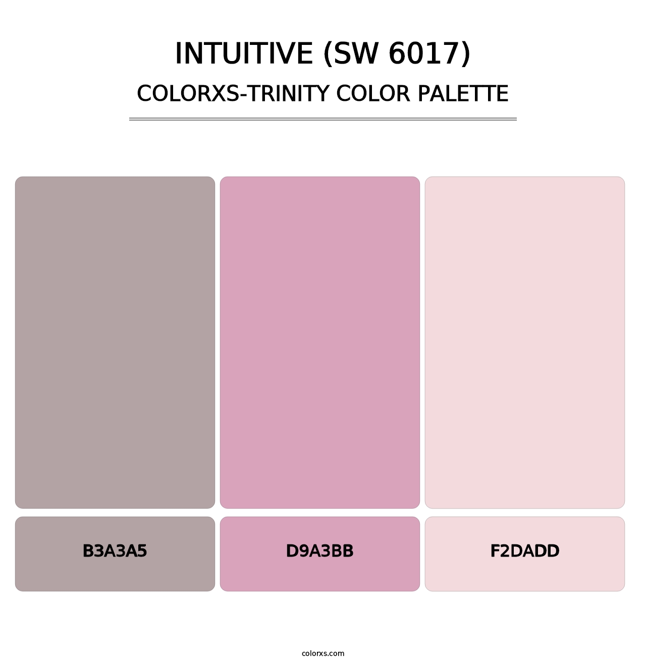 Intuitive (SW 6017) - Colorxs Trinity Palette