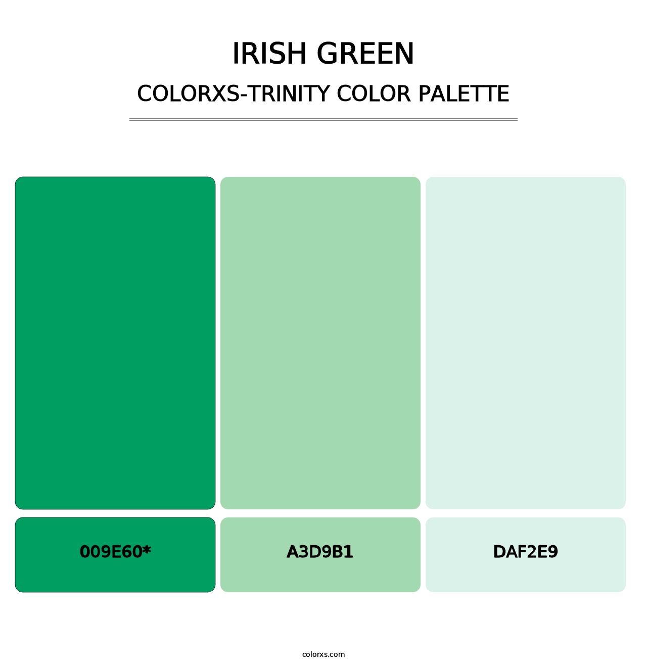 Irish Green - Colorxs Trinity Palette