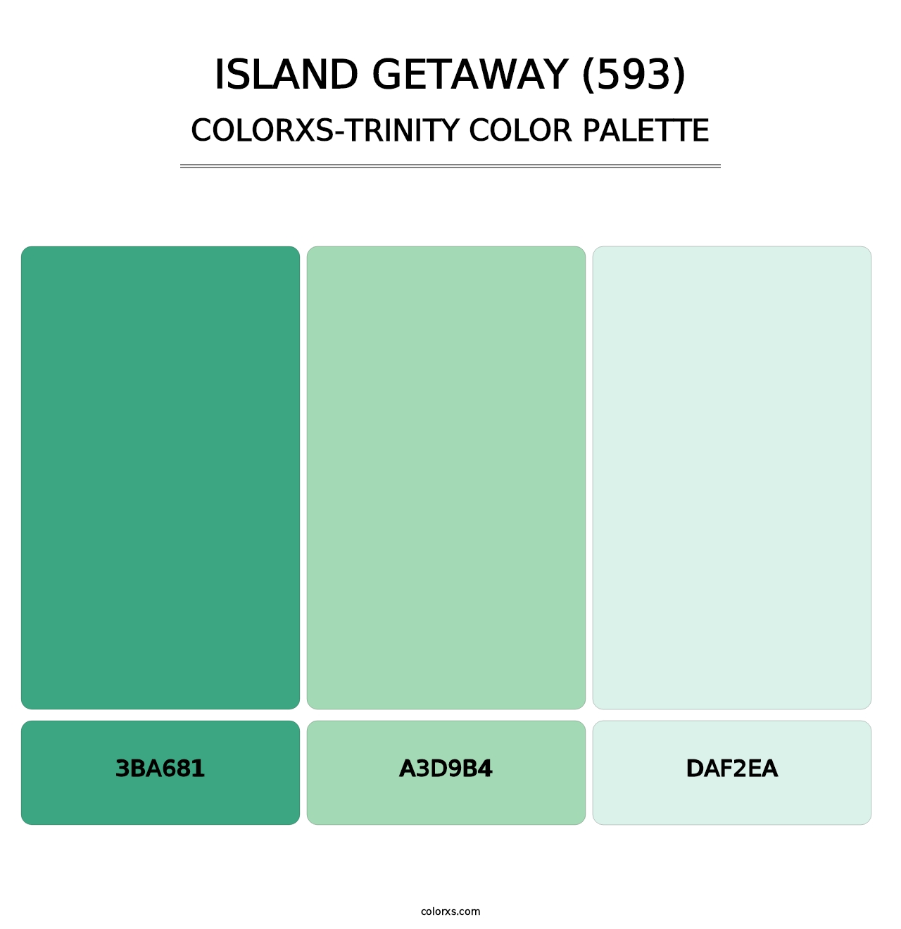 Island Getaway (593) - Colorxs Trinity Palette