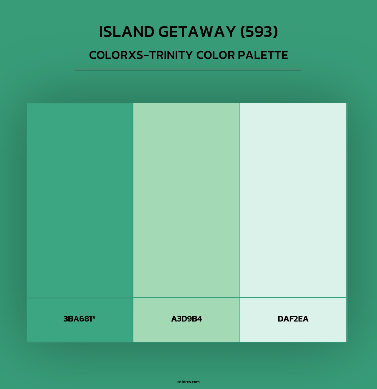 Island Getaway (593) - Colorxs Trinity Palette