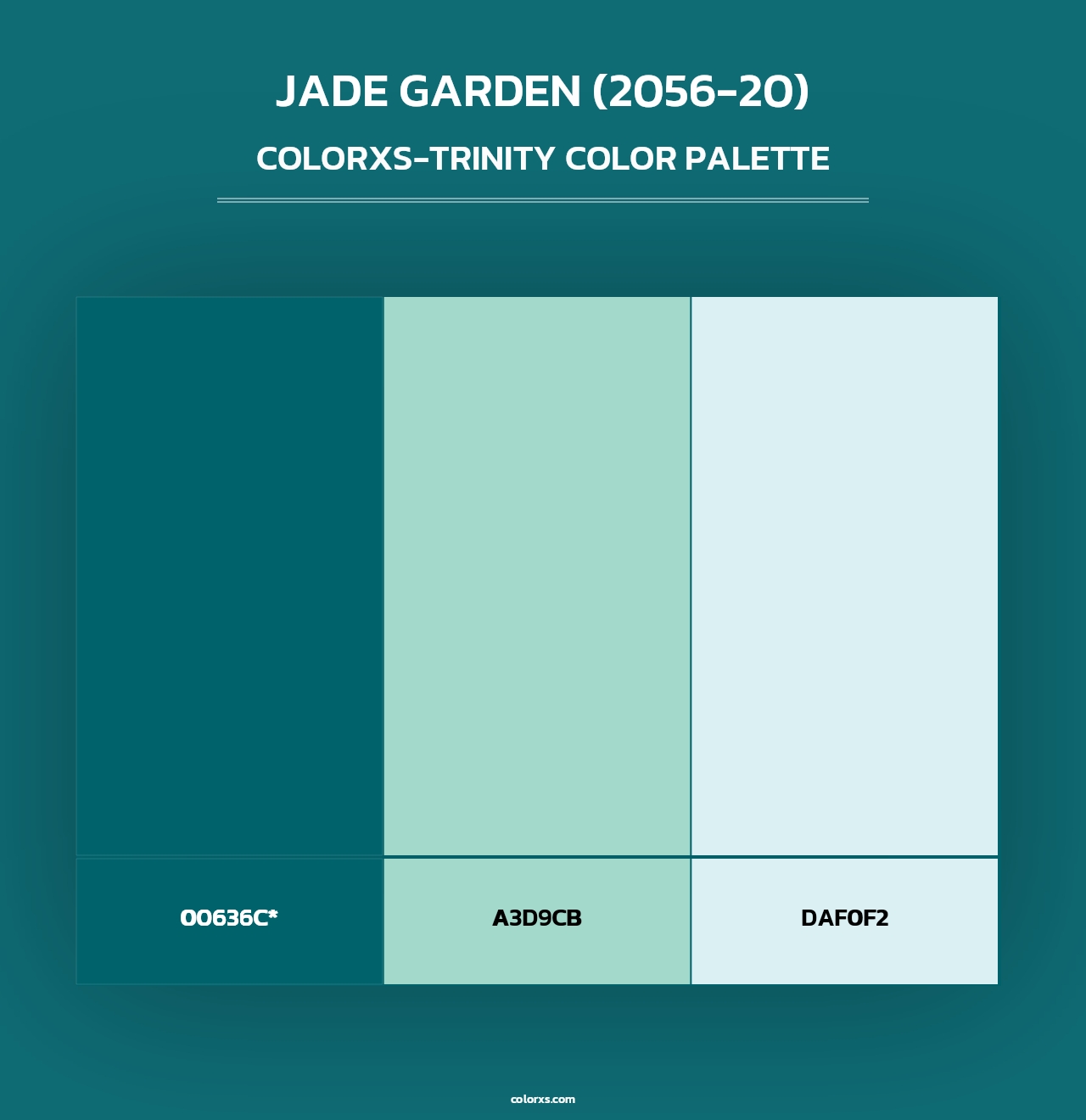 Jade Garden (2056-20) - Colorxs Trinity Palette