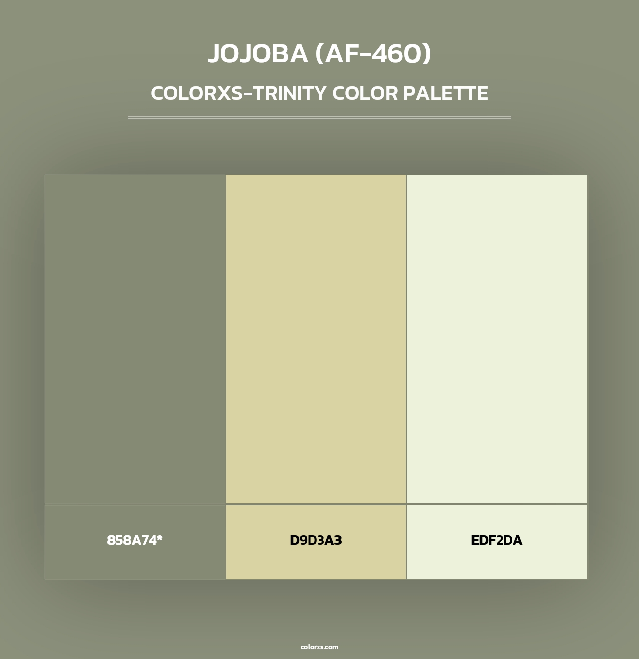 Jojoba (AF-460) - Colorxs Trinity Palette
